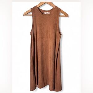 Pink Republic Brown Sleeveless Mini Dress